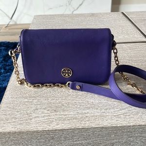 Tory Burch Purple Robinson Crossbody